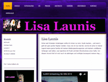 Tablet Screenshot of lisalaunis.de